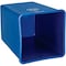 Global Industrial Square Multi Purpose Recycling Can, Blue, Plastic 641439RBL - alternate 3